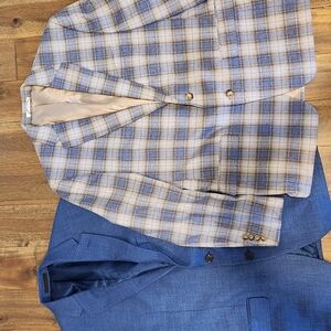 Polo by Ralph Lauren Blue and Tan Blazers